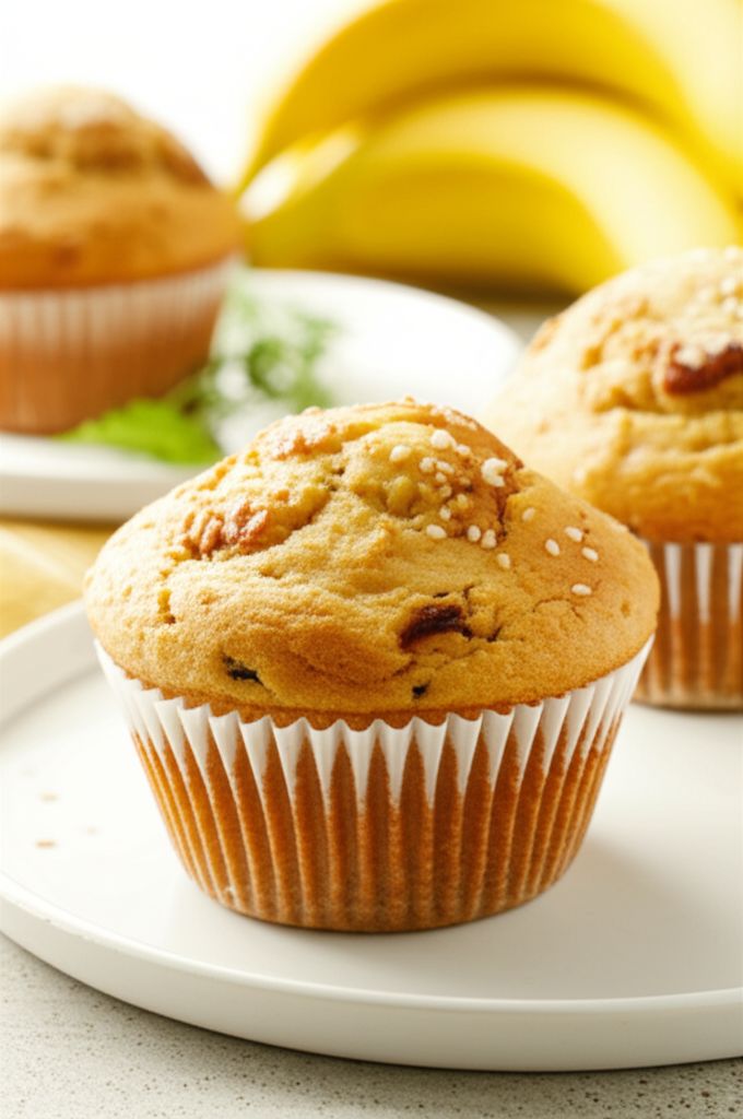 Banana-Date Muffins
