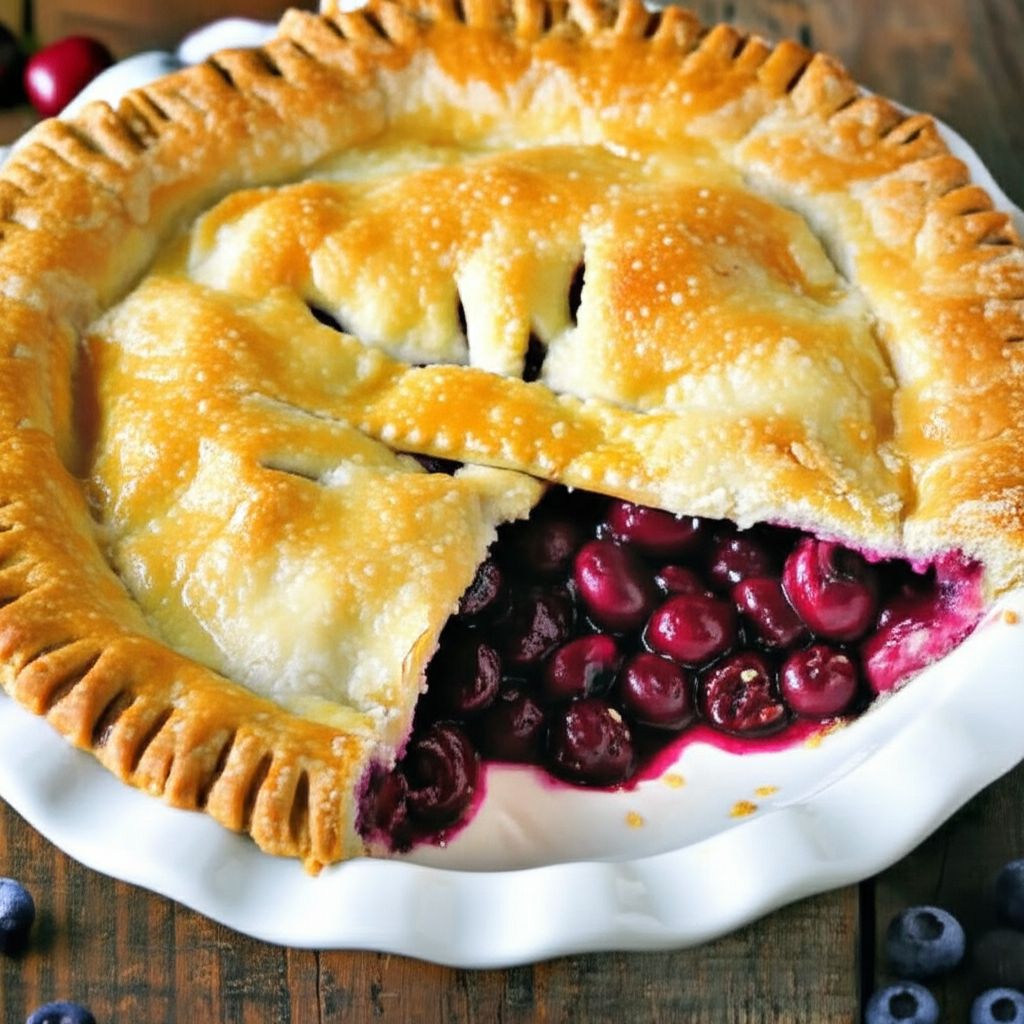 Blueberry Cherry Pie