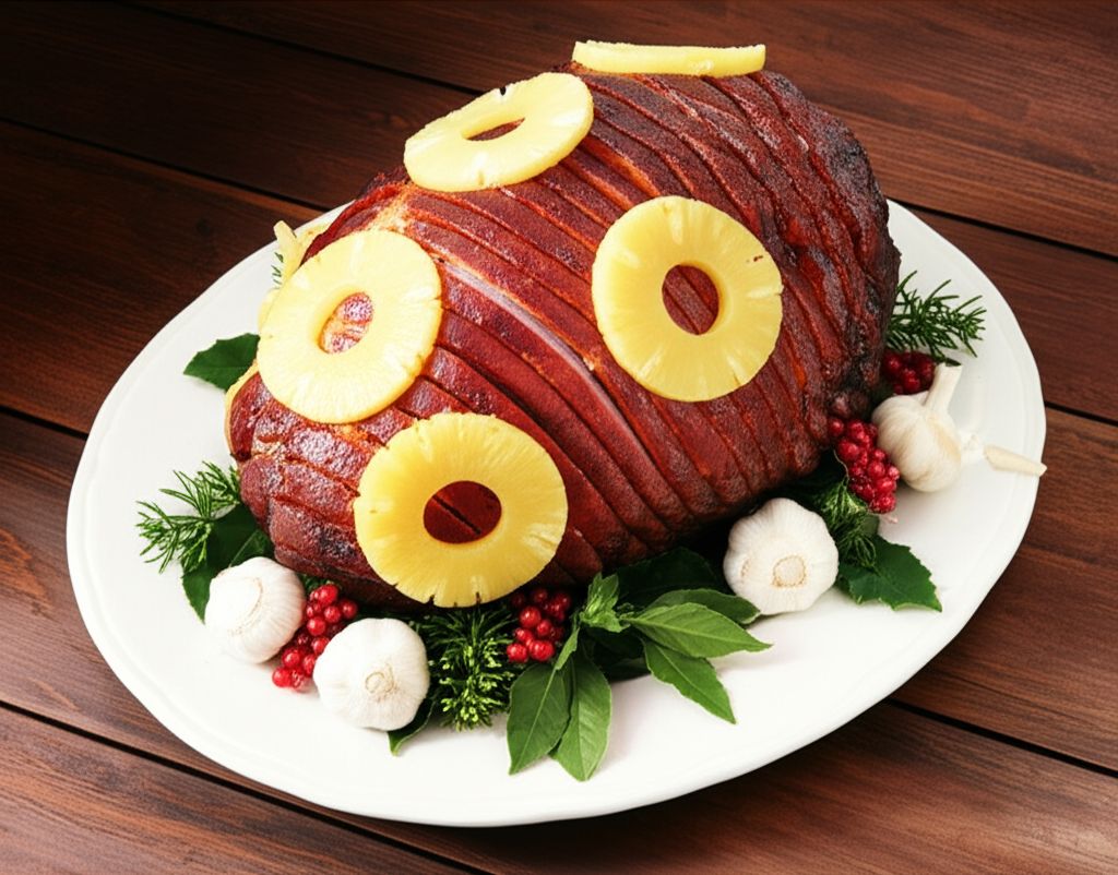 Bone-In Ham Cooked in Beer