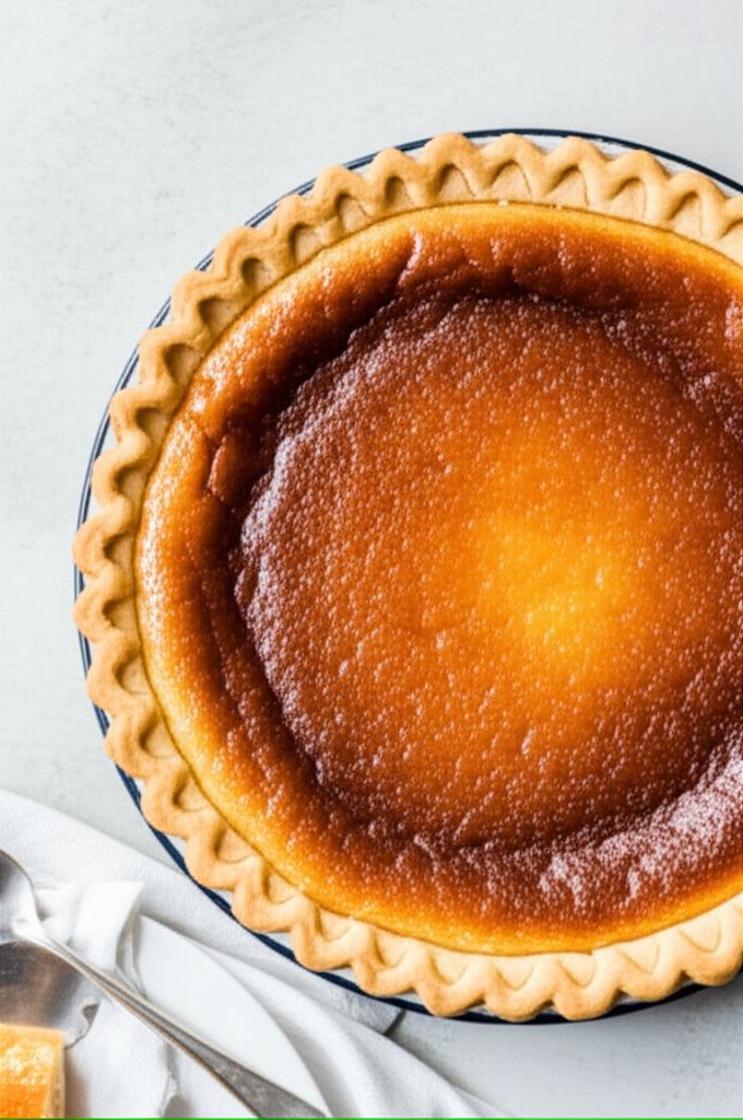 Buttermilk Pie with Molasses