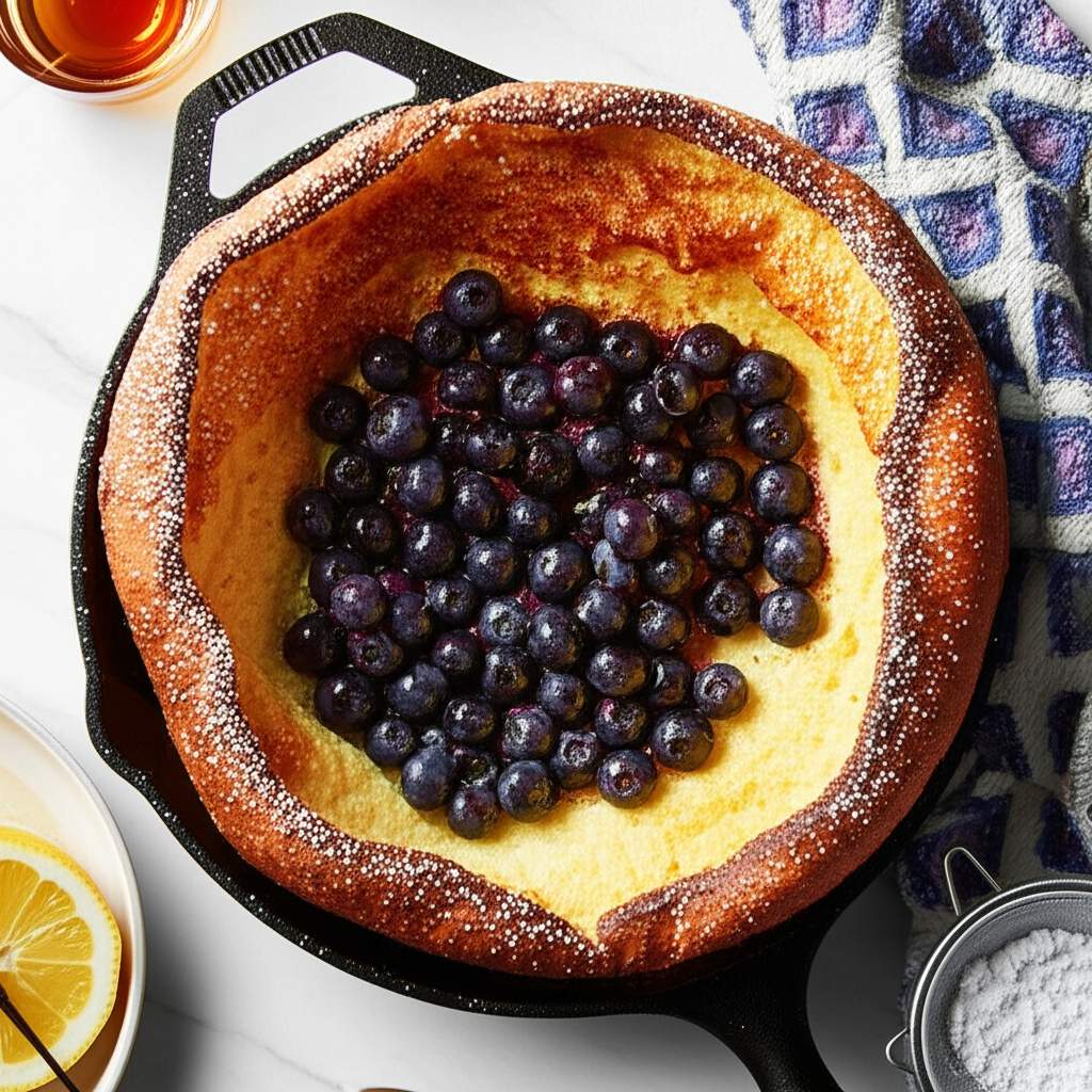 Chef John's Blueberry Dutch Baby