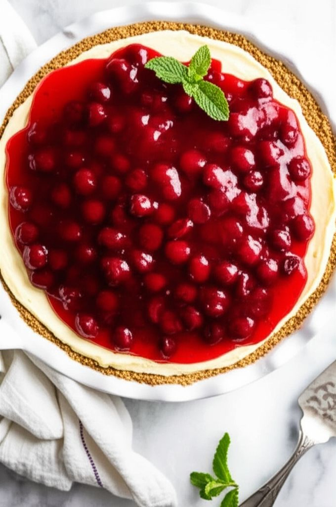 Cherry Cheesecake Pie