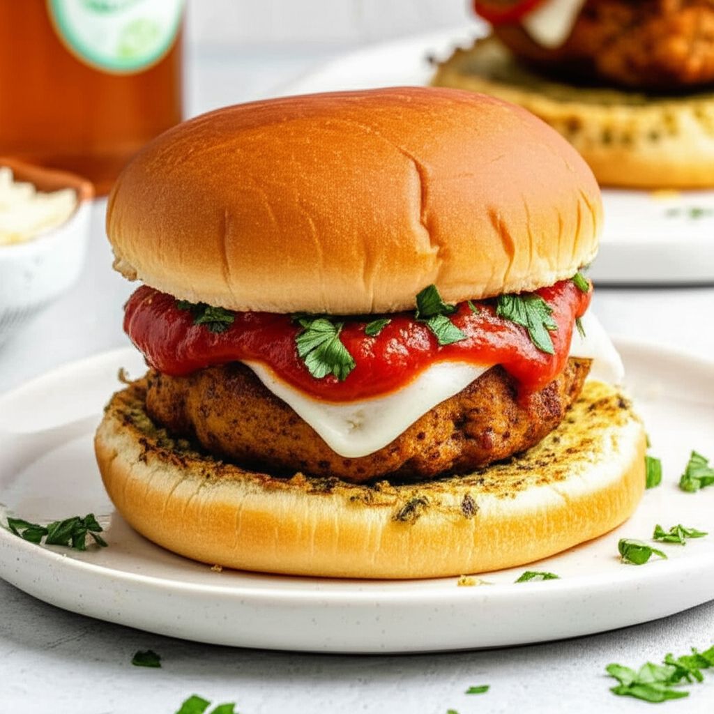Chicken Parm Burgers