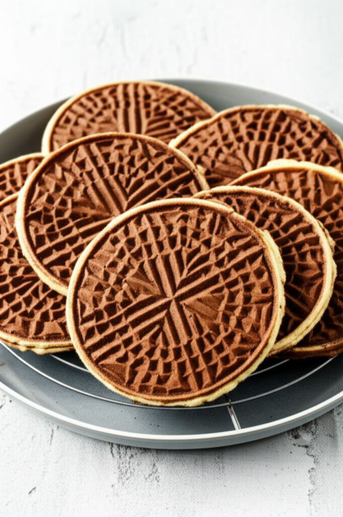Chocolate Pizzelles