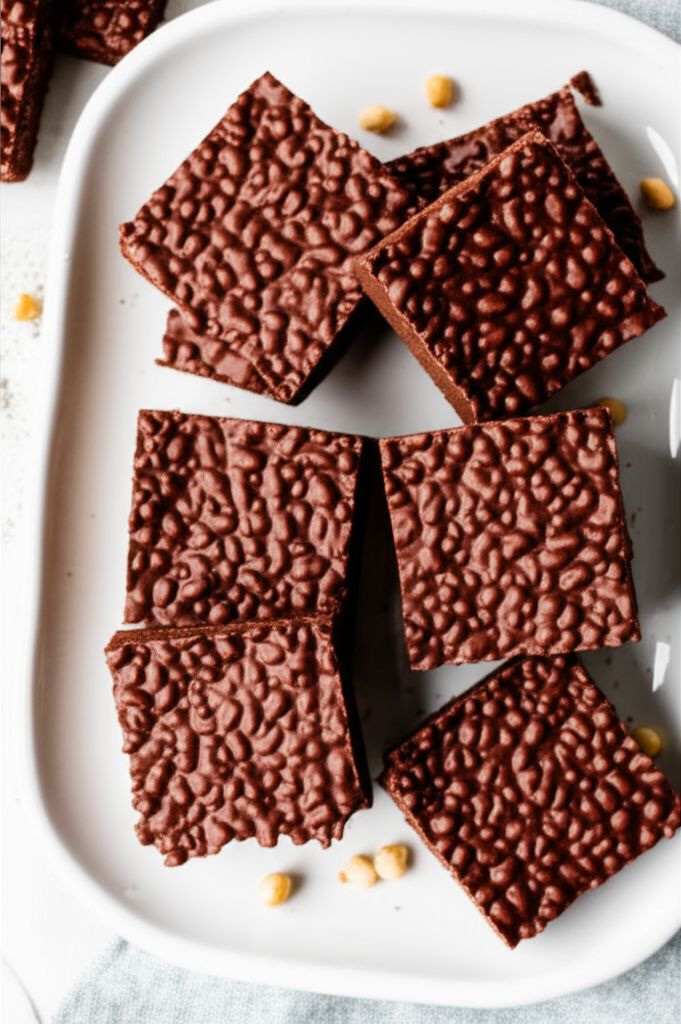 Chocolate Puffed Wheat Squares