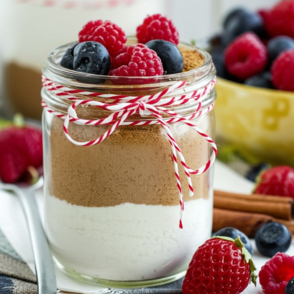 Cinnamon Pancakes in a Jar