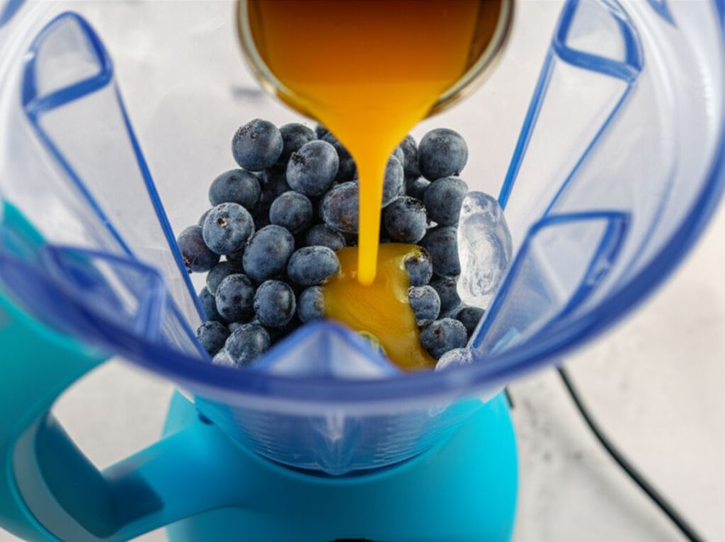 Citrus Blueberry Slush