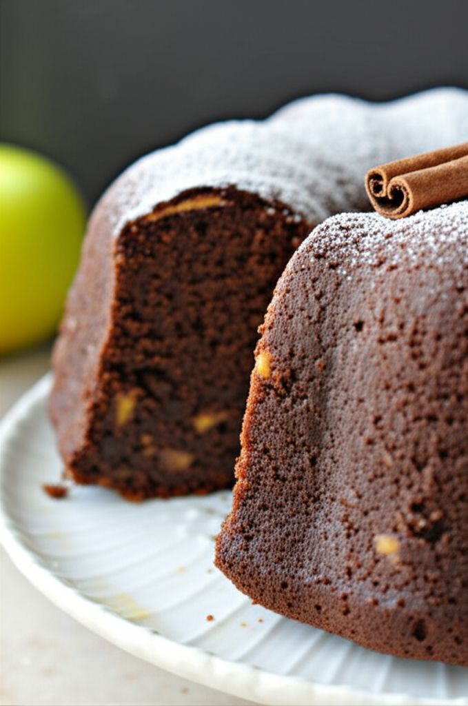 Cocoa Apple Cake