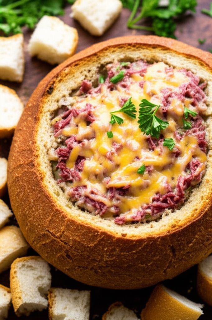 Corned Beef and Swiss Dip