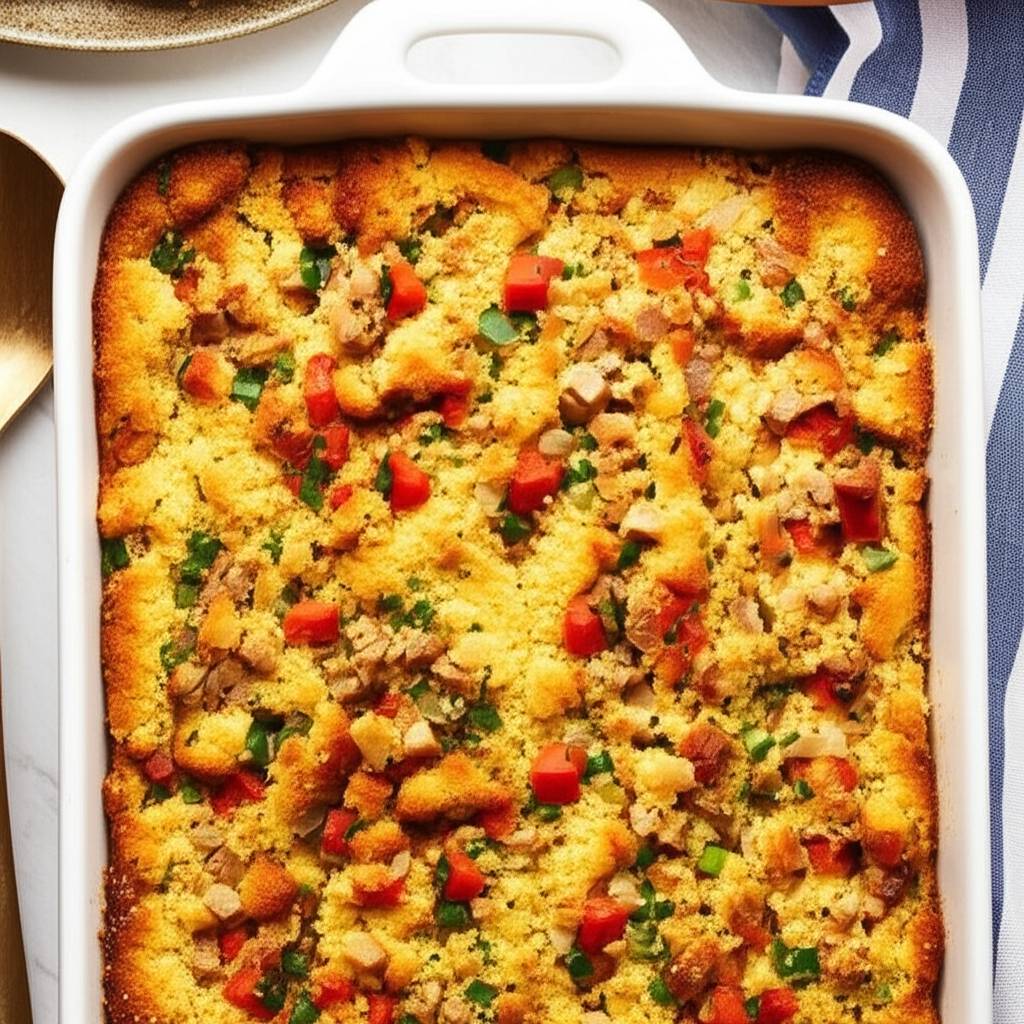 Creole Cornbread Stuffing