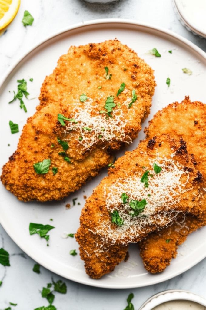 Crispy Caesar Chicken Cutlets