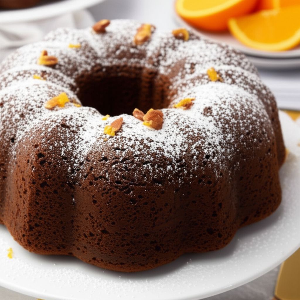 Dark Chocolate Orange Cake