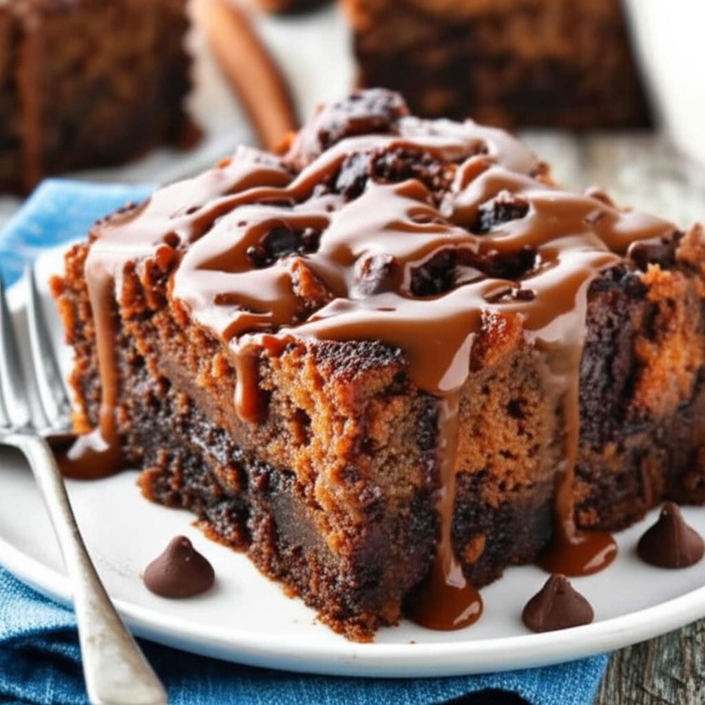 Double Chocolate and Spice Bread Pudding