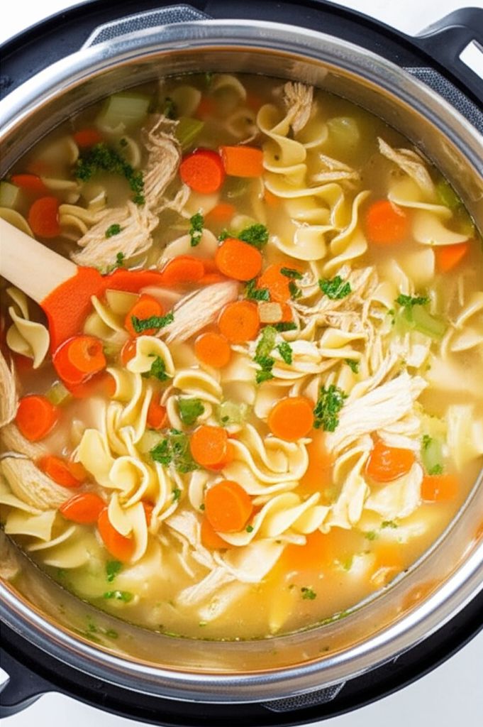 Easy Instant Pot Chicken Noodle Soup