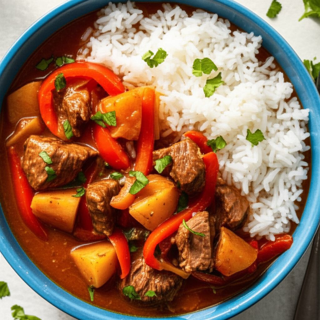 Easy Slow Cooker Carne Guisada