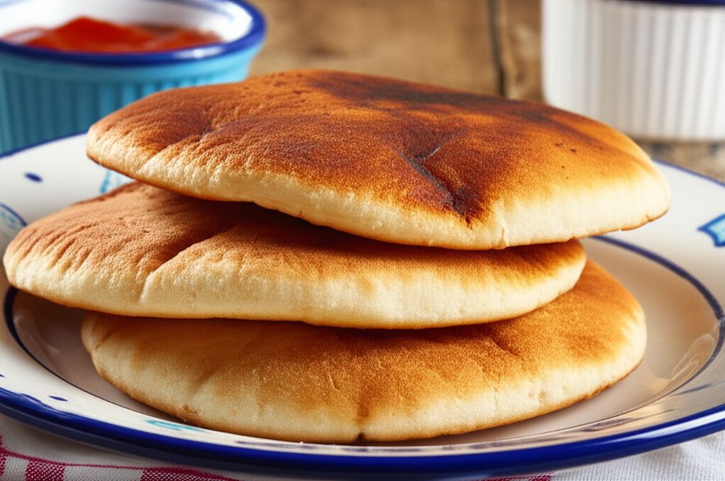 Fried Garlic Pita