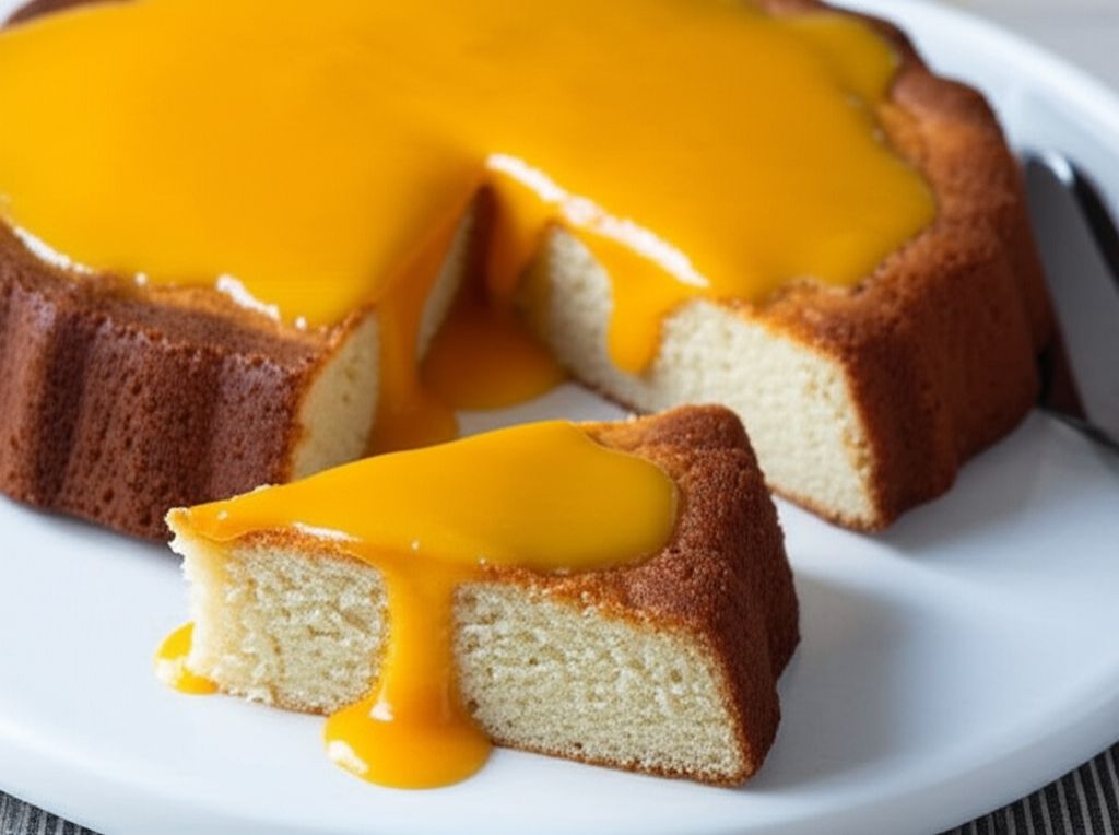 Gluten-Free Orange Almond Cake with Orange Sauce