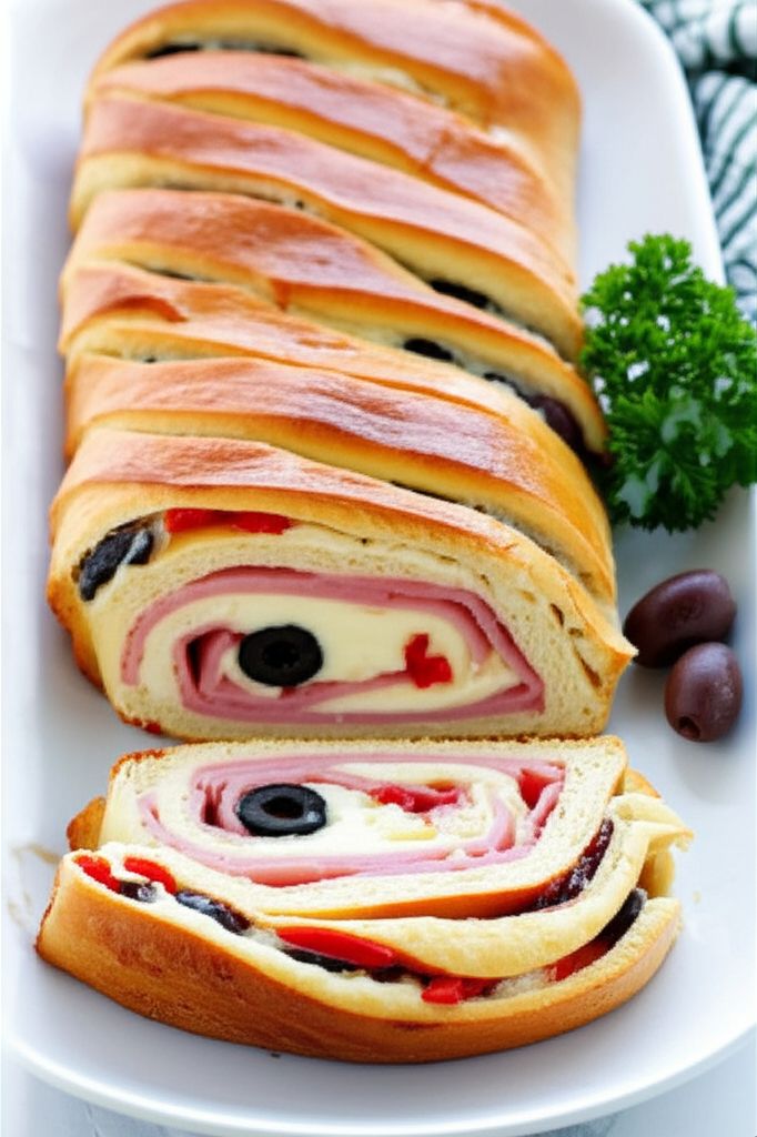 Ham and Cheese Picnic Bread