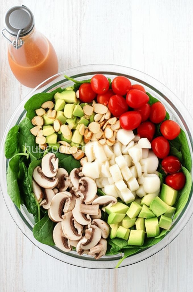 Hearts of Palm and Spinach Salad