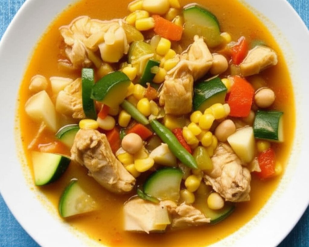 Hearty Chicken Vegetable Soup III