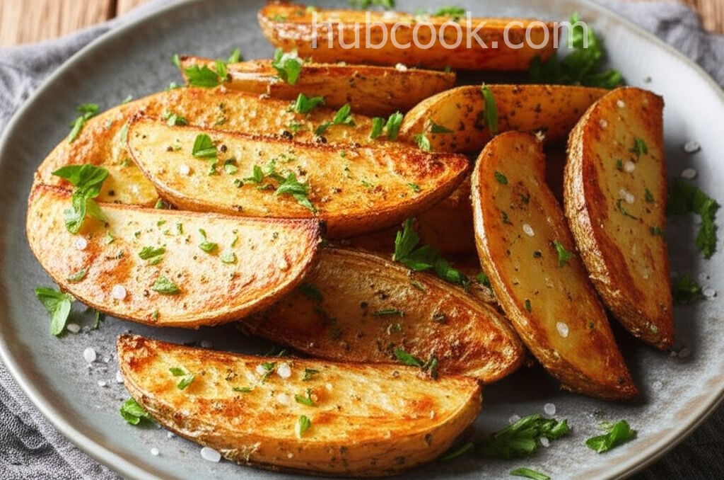 Herby Roasted Potato Wedges