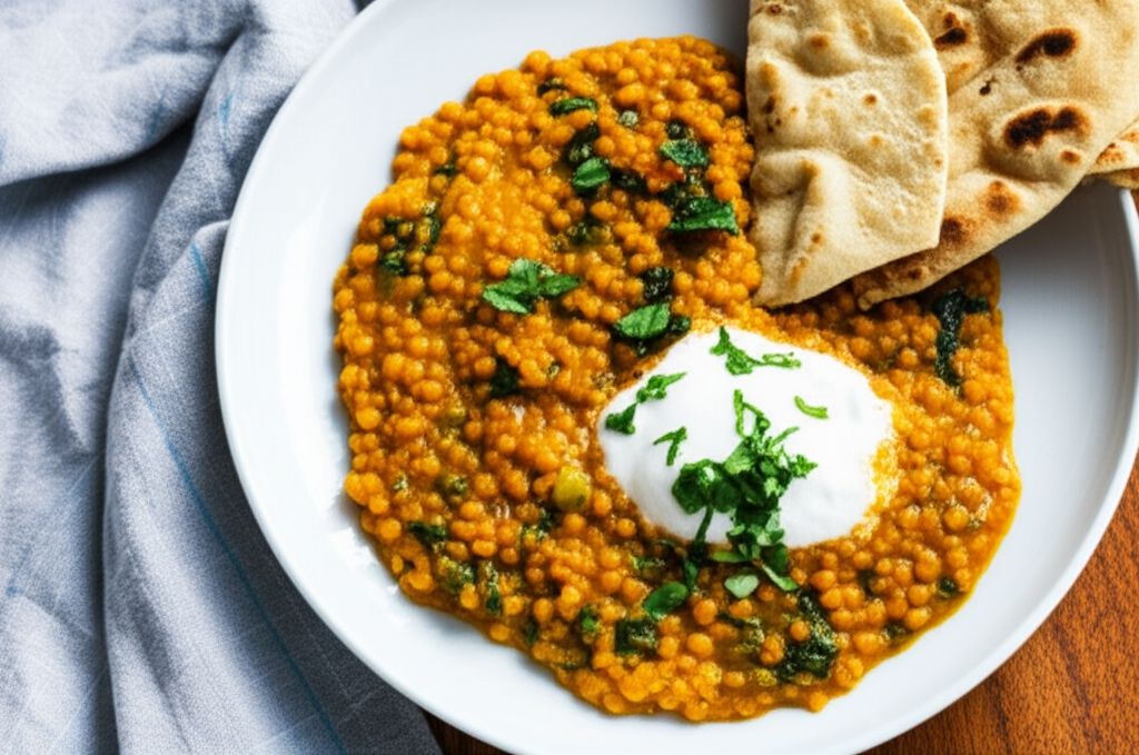 Indian Dahl with Spinach