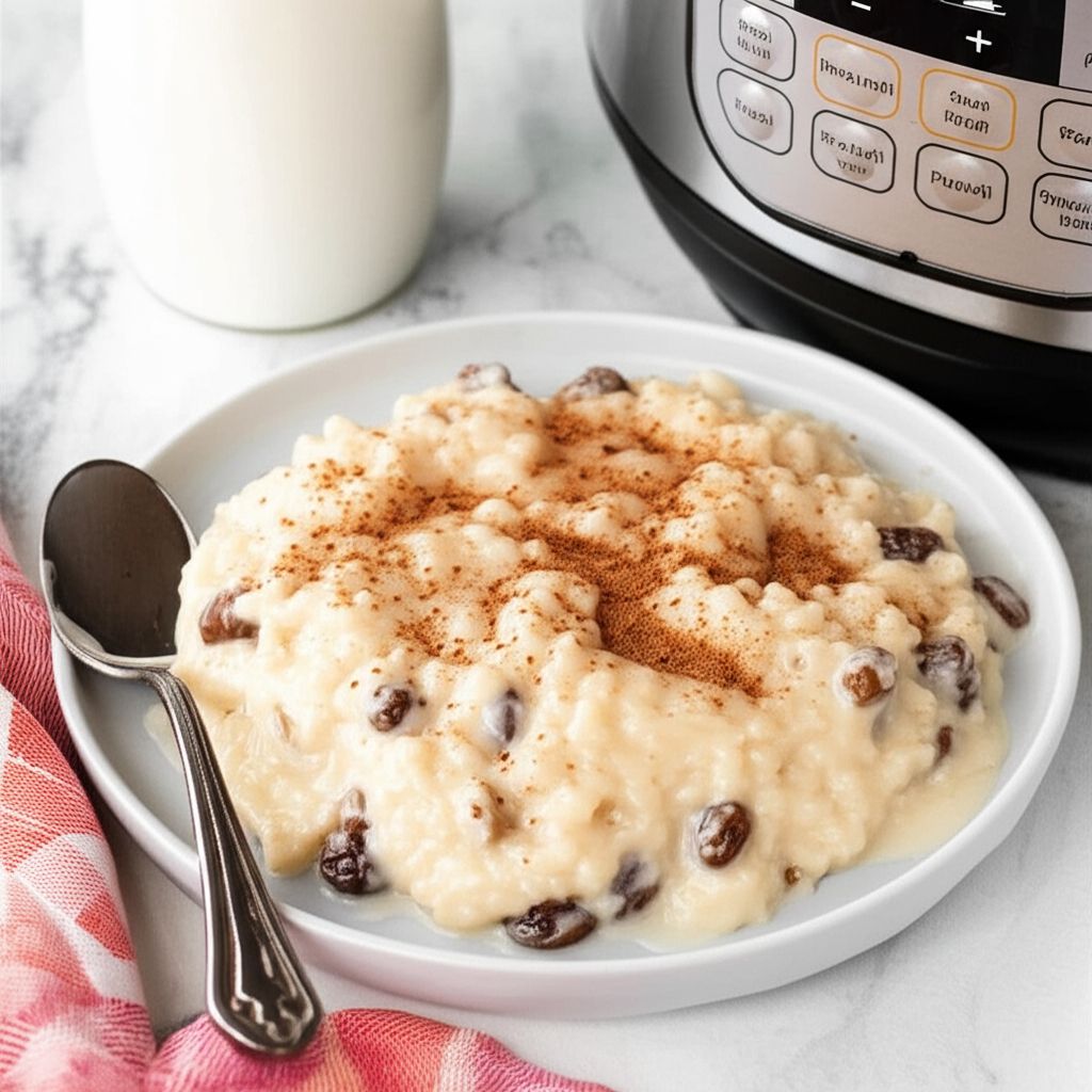 Instant Pot Rice Pudding