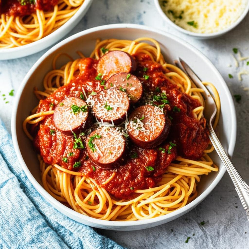 Italian Sausage Spaghetti