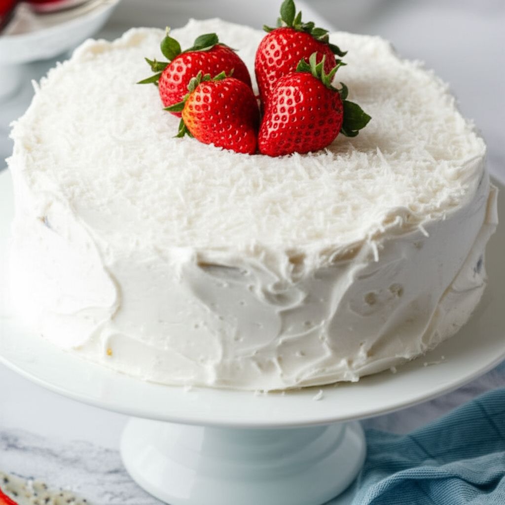 Lite Coconut Cake