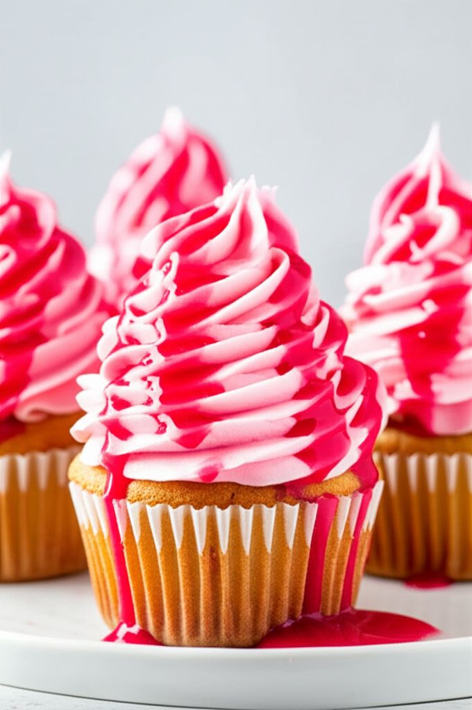Mascarpone Strawberry Cupcakes