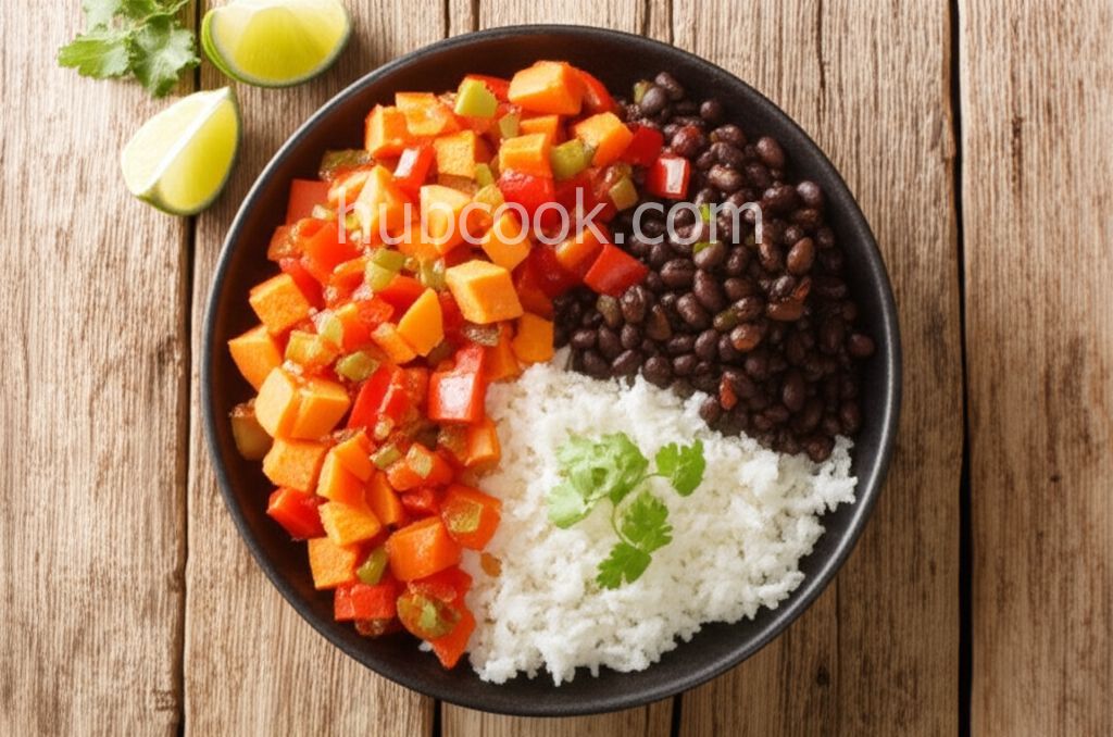 Meatless Sweet Potato Burrito Bowl