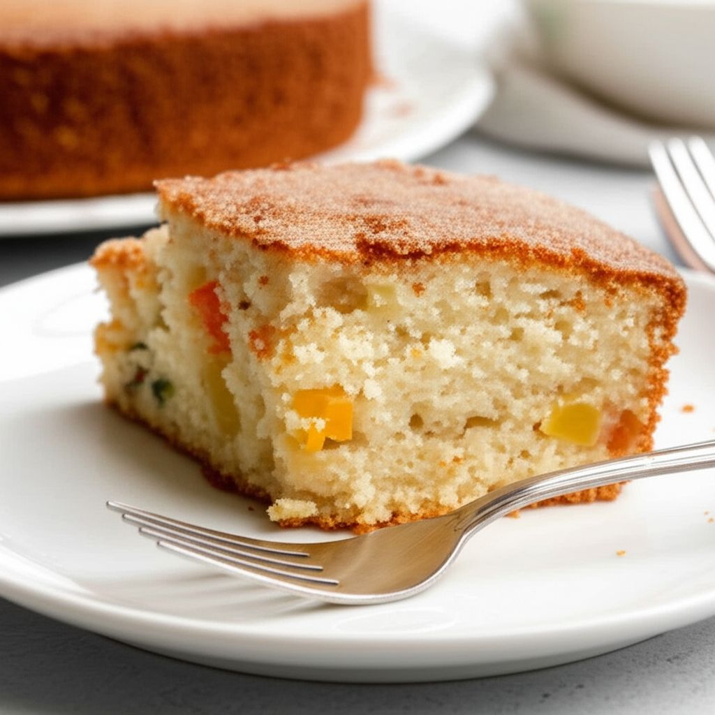 Old-Fashioned Fruit Cocktail Cake