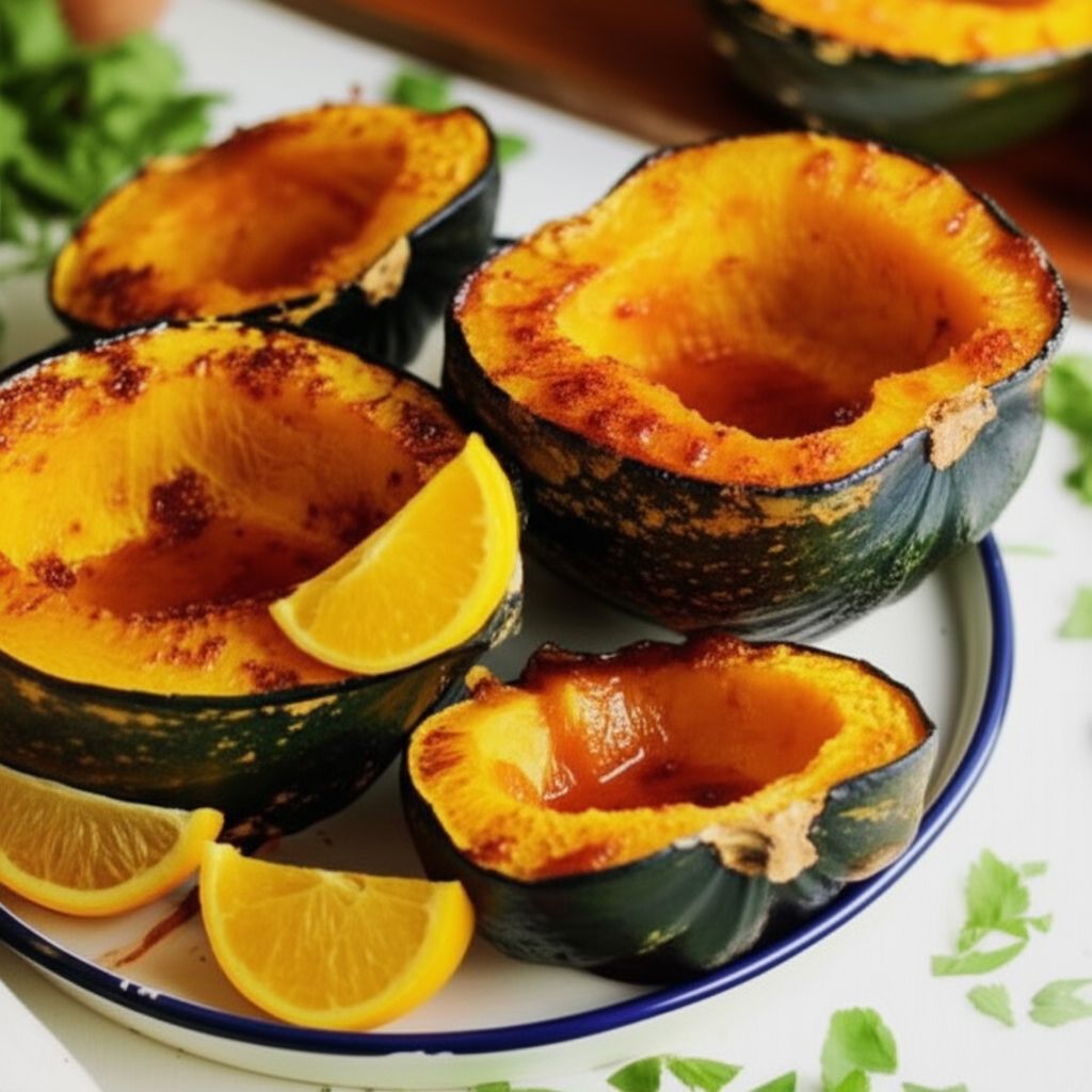 Orange Baked Acorn Squash