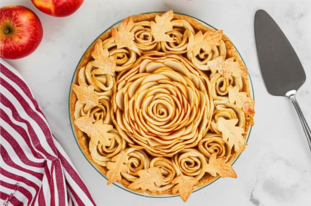 Pat's Rose Apple Pie
