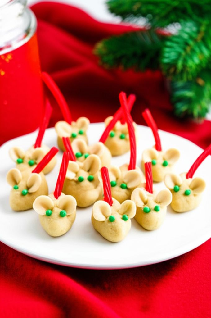Peanut Butter Christmas Mice