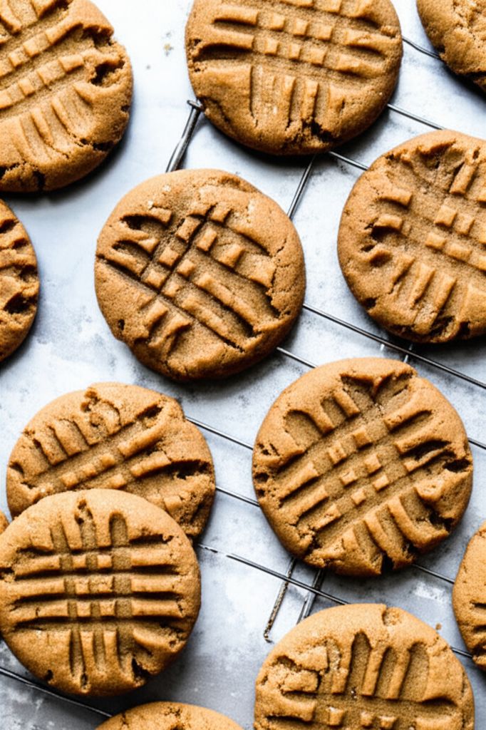 Peanut Butter Molasses Cookies