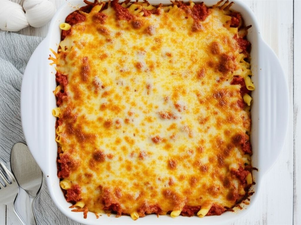 Pizza Casserole with Pasta