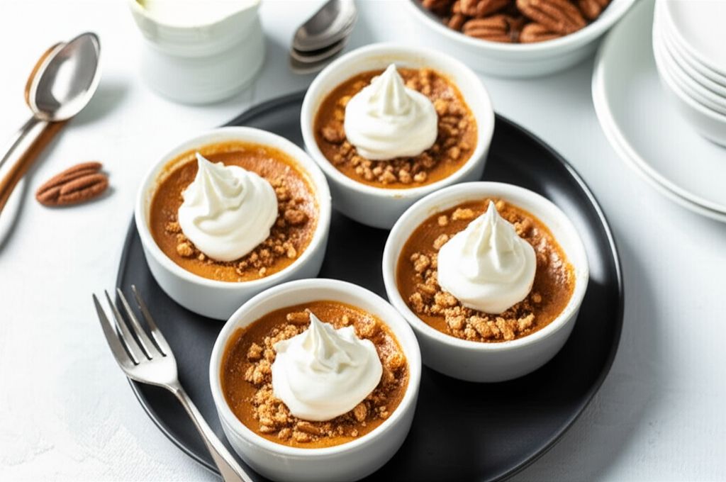Pumpkin Pecan Custard