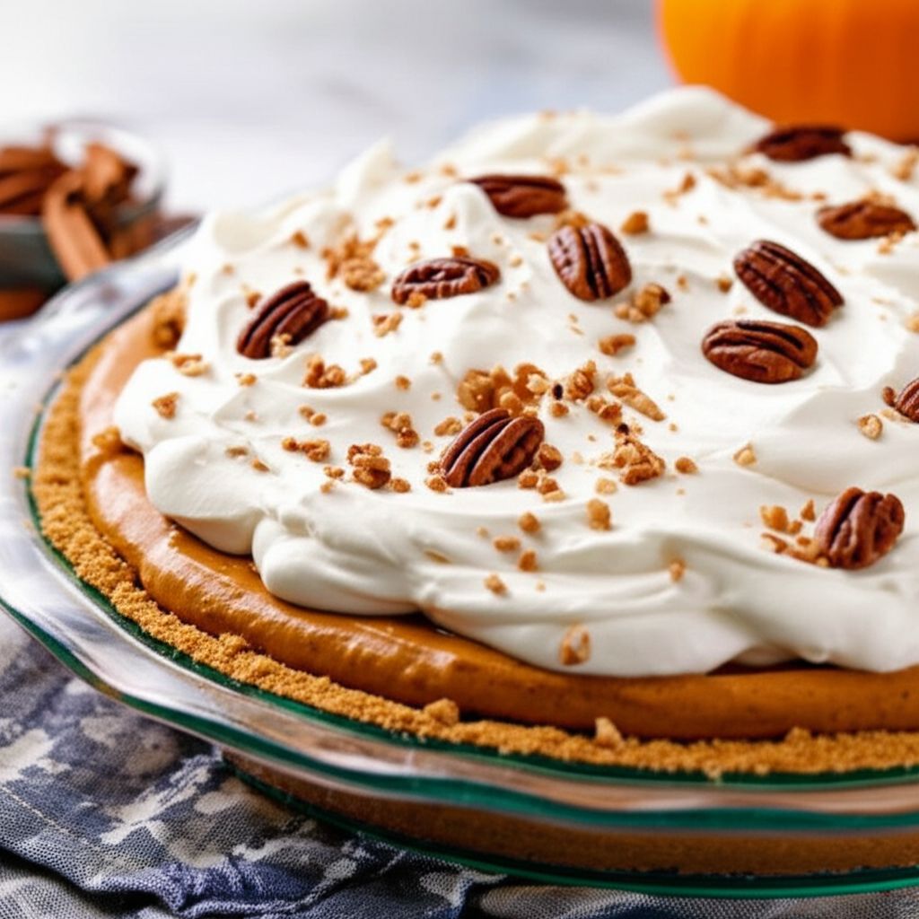 Pumpkin Toffee Cream Pie
