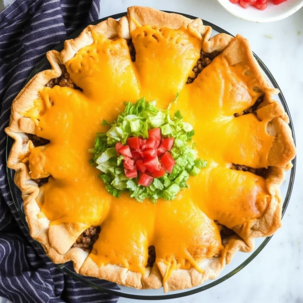 Quick Crescent Taco Pie