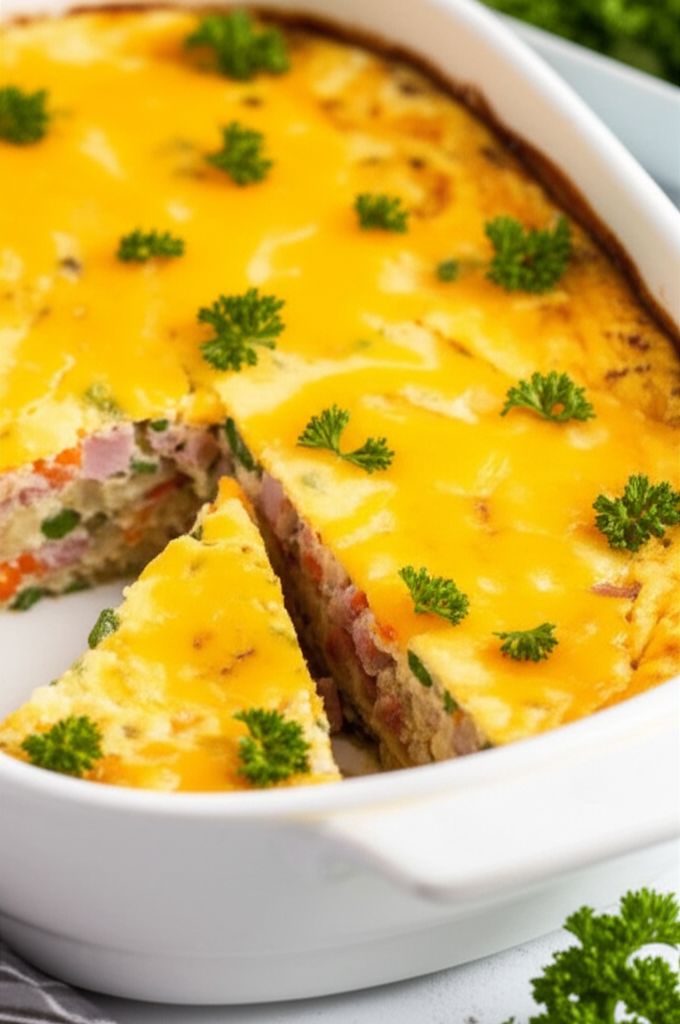 Quick Microwave Frittata Casserole
