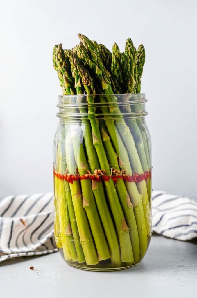 Quick-Pickled Spicy Asparagus