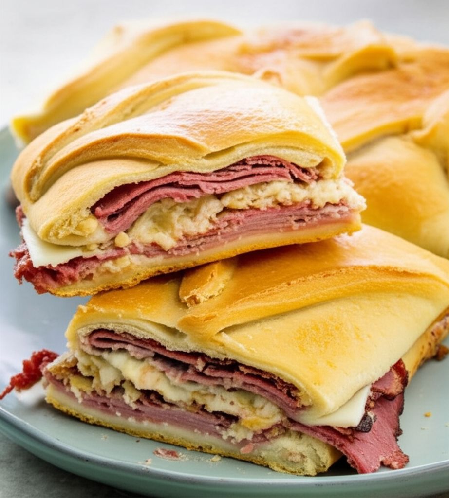 Reuben Crescent Bake
