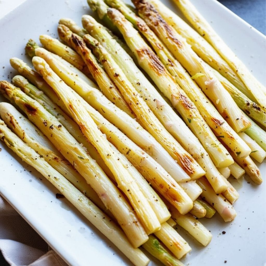 Roasted White Asparagus with Herbes de Provence
