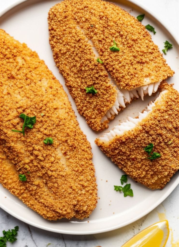 Simple Ranchy Breaded Fish Fillets