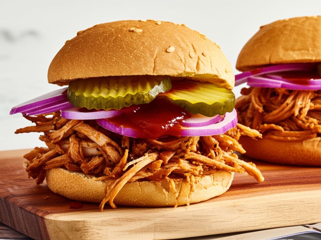 Slow Cooker Barbecue Goose Sandwich