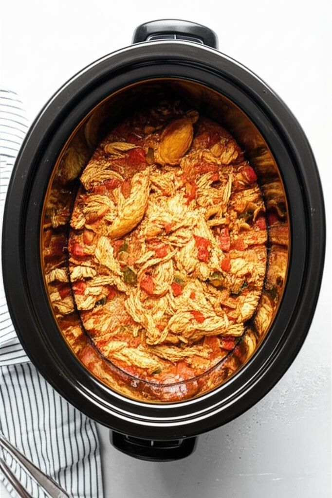 Slow Cooker Salsa Chicken