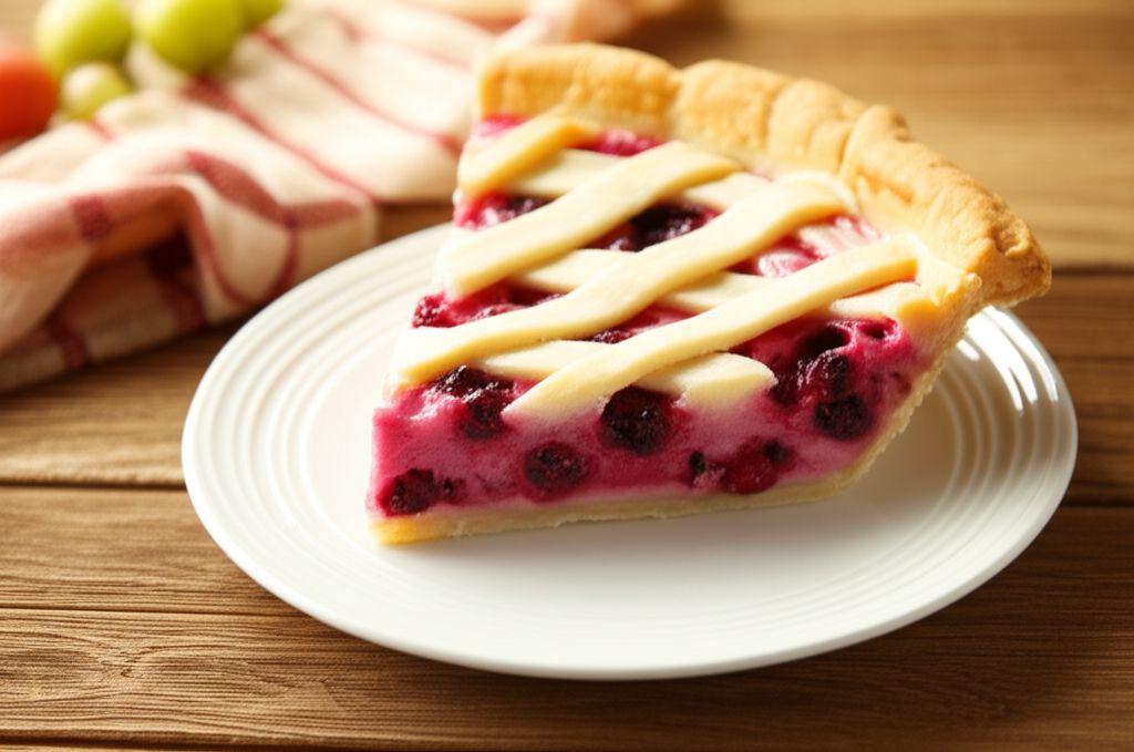 Sour Cream Gooseberry Pie