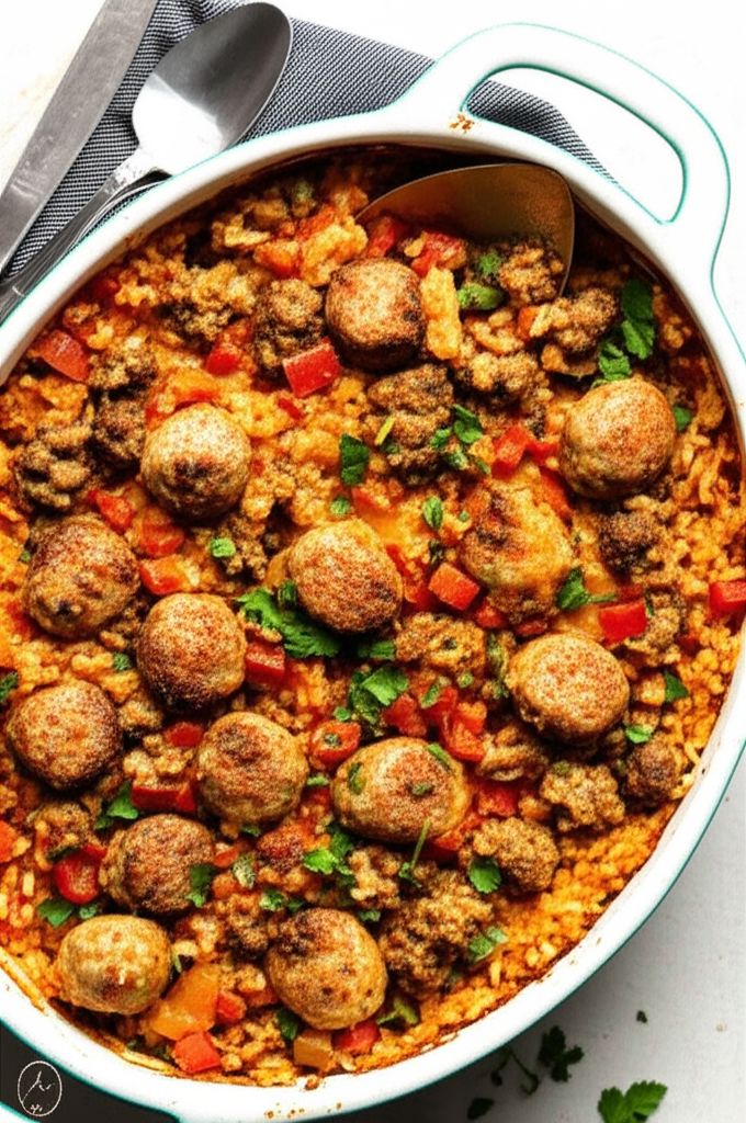 Spicy Sausage and Rice Casserole