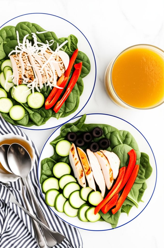 Spinach and Chicken Salad